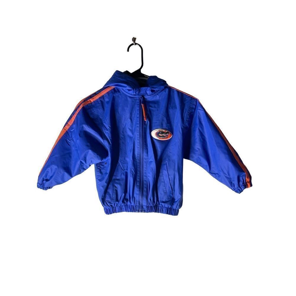 Officially Licensed Florida Gators Full Zip Heavy Hooded Fleece Lined Raincoat K
